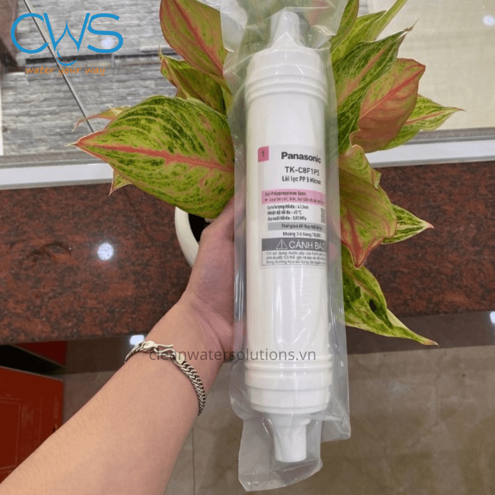 Lõi lọc Panasonic PP5 Micron chính hãng tại Clean Water Solutions