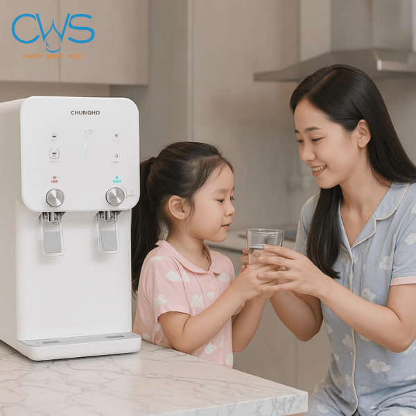Máy Lọc Nước Chungho Compact 450 cung cấp nước sạch vượt trội cho gia đình