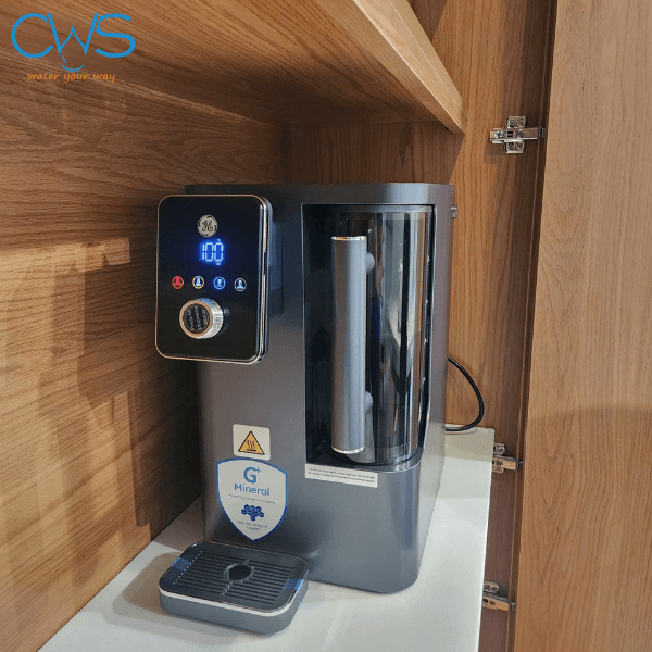 Máy lọc nước GE CTD50 lắp đặt thực tế tại nhà khách hàng