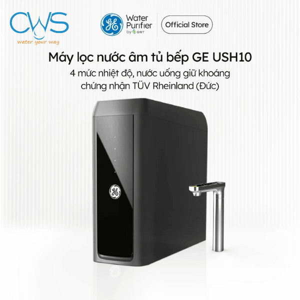 Máy lọc nước GE USH10 âm tủ bếp