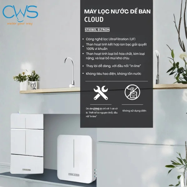 Máy Lọc Nước Stiebel Eltron CLOUD - Công Nghệ Lọc UF Vượt Trội