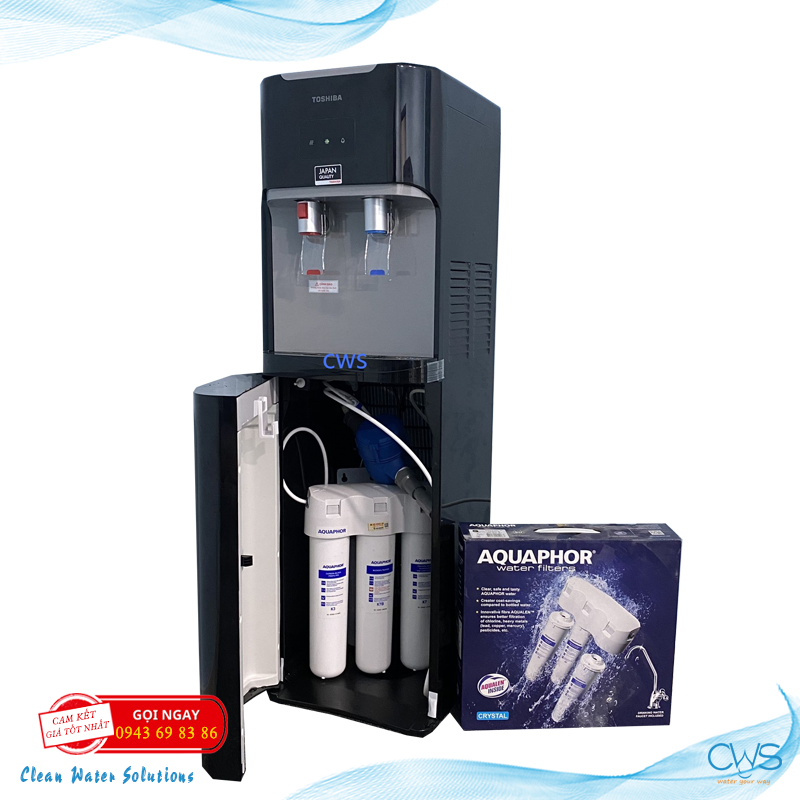 Máy lọc nước nóng lạnh Aquaphor (màu đen)