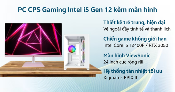 PC CPS Gaming Intel i5 Gen 12