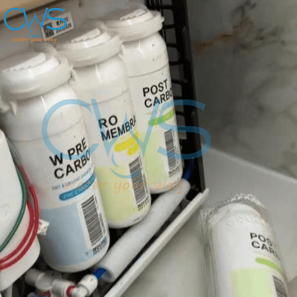 Thay Thế Lõi Lọc Nước Chungho Espre Caffe Thực Tế Tại Nhà Khách Hàng