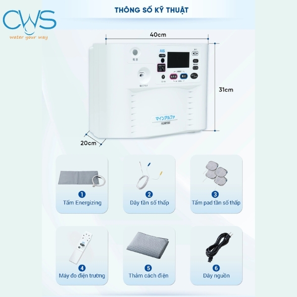 Thông số kỹ thuật máy điện trường cao áp Fujiryoki FX-M14000