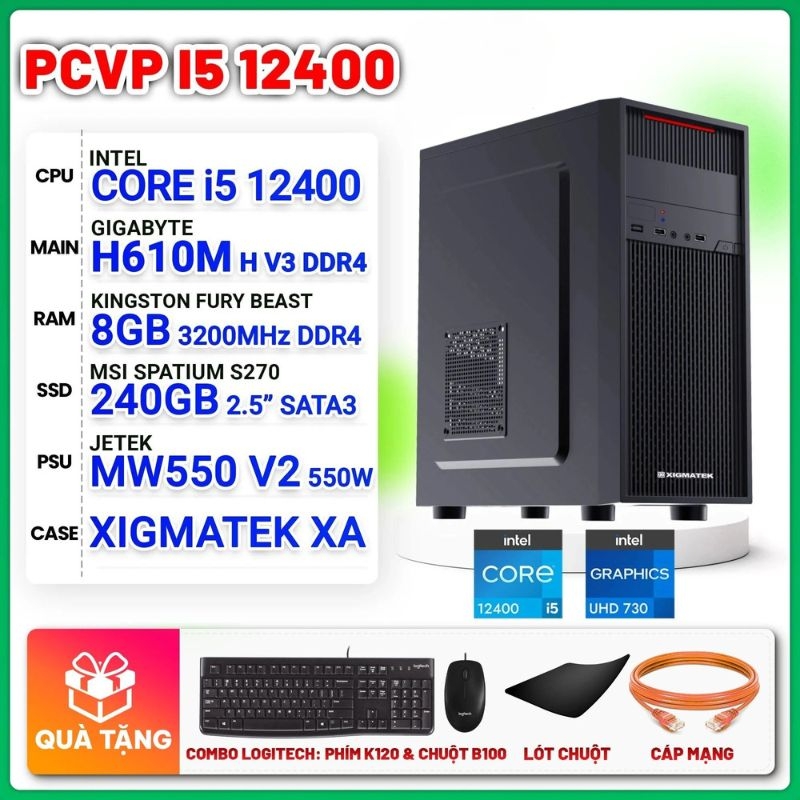 Thông số PC CPS văn phòng Intel i5 Gen 12