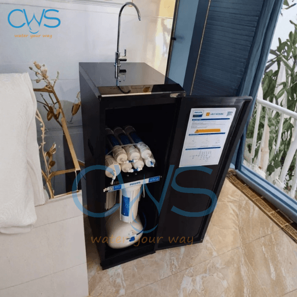 Thực Tế Sự Nhỏ Gọn Của Máy Lọc Nước Philips ADD8911/74