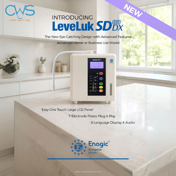 Vì Sao Nên Chọn Máy Ion Kiềm Kangen Leveluk SD501DX Để Cải Thiện Sức Khỏe