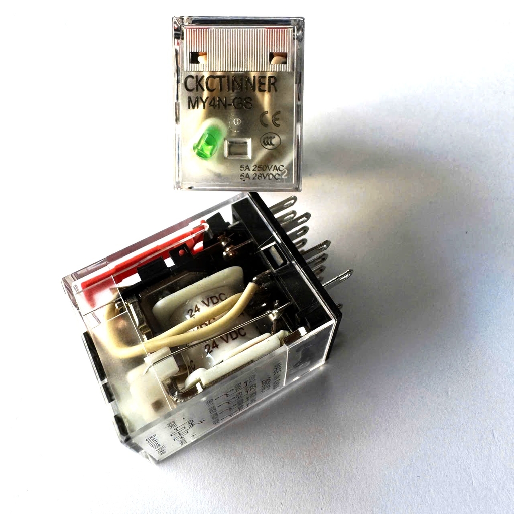 Rơ le trung gian MY4N-GS / DC 12V relay 14 chân | Công ty cổ phần Linh ...