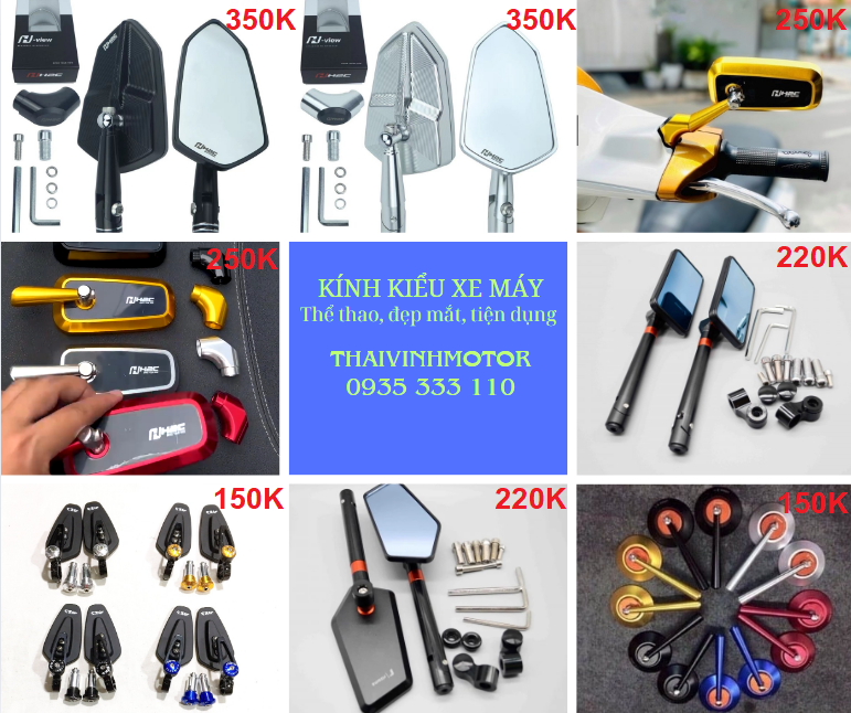 KÍNH CHIẾU HẬU XE MÁY