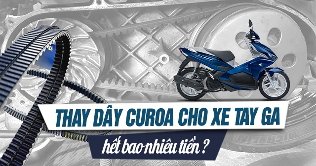 Thay dây curoa xe tay ga tại Đà Nẵng | Dây curoa chính hãng – Giá tốt