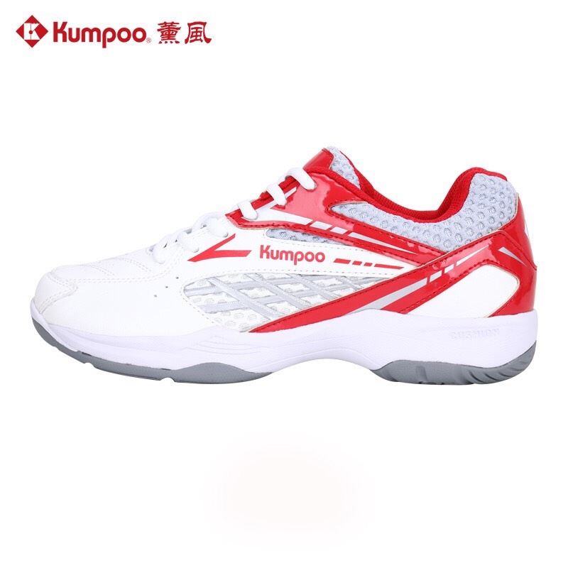 Giày Cầu lông Kumpoo KH-E13 - Phân phối chính hãng (màu trắng đỏ)