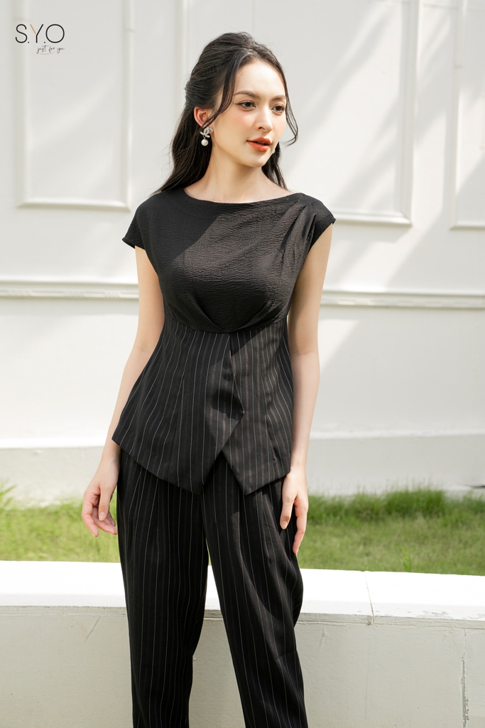 Áo peplum bèo đổ