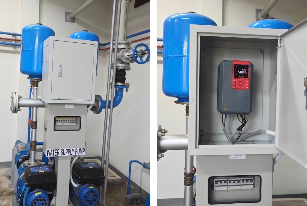 Lắp đặt biến tần Delixi H500 điều khiển bơm nước tại KCN VSIP Hải Phòng