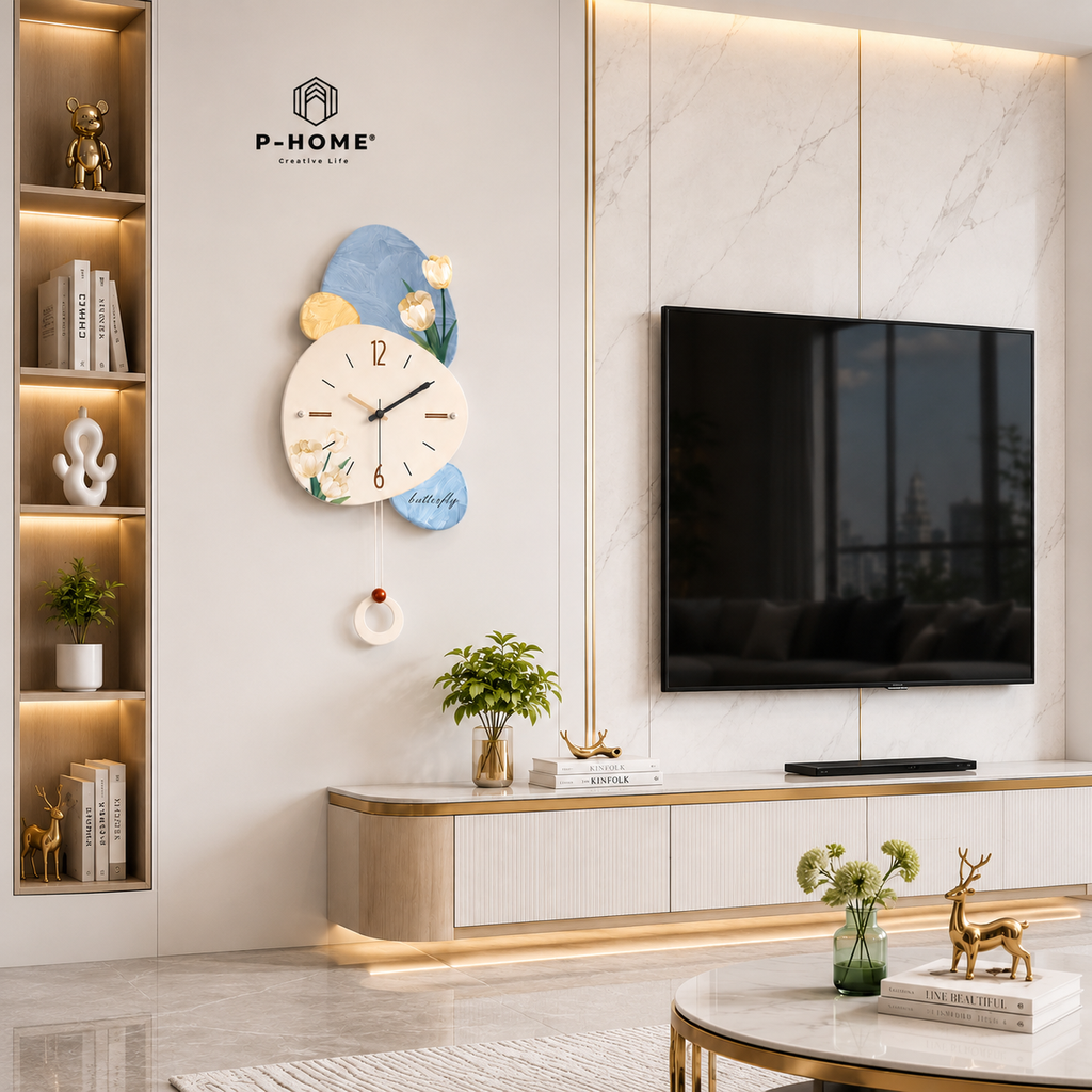 Đồng Hồ Quả Lắc Treo Tường CL103 - Nét Thanh Lịch Cho Không Gian Sống