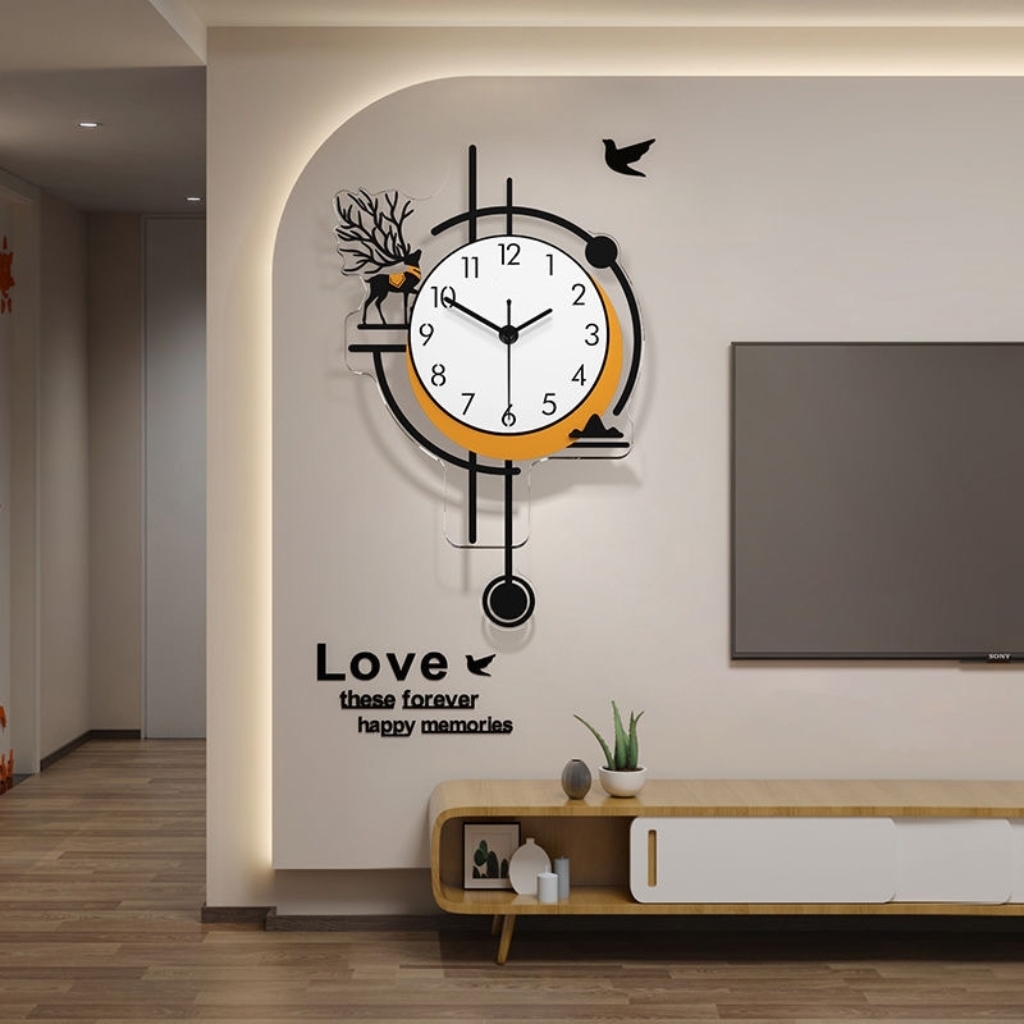 Đồng Hồ Quả Lắc Treo Tường Phong Cách Bắc Âu CL078