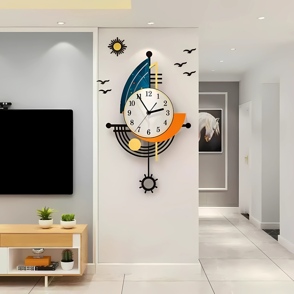 Đồng hồ quả lắc treo tường Cánh Buồm CL086