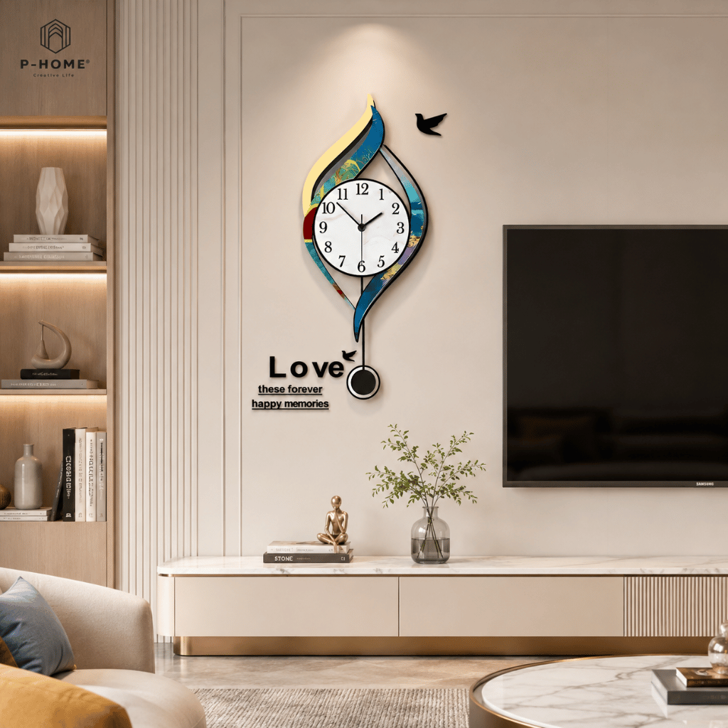 Đồng Hồ Quả Lắc Treo Tường CL084 Sang Trọng, Đẳng Cấp