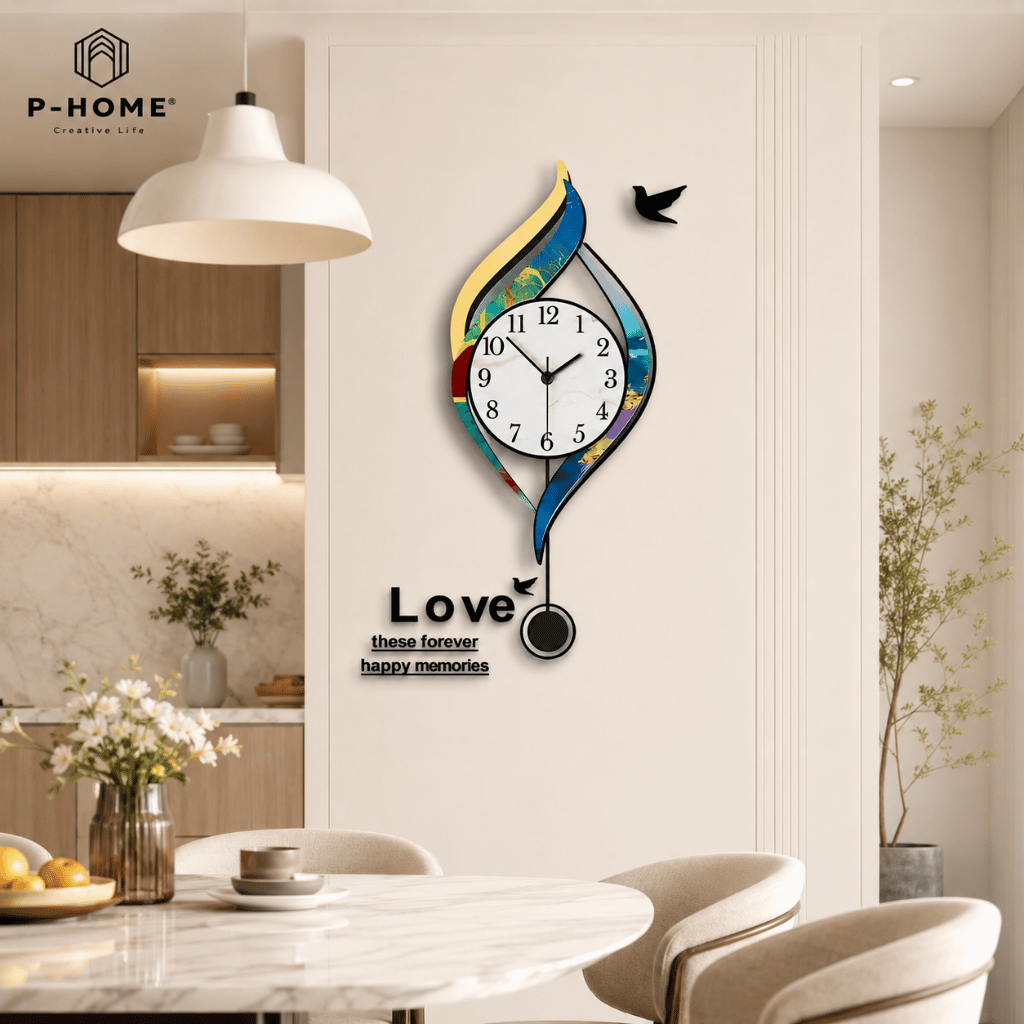 Đồng Hồ Quả Lắc Treo Tường CL084 Sang Trọng, Đẳng Cấp