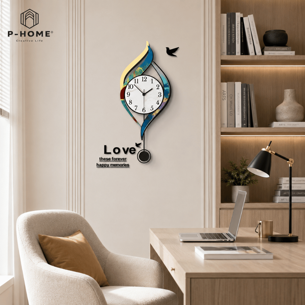 Đồng Hồ Quả Lắc Treo Tường CL084 Sang Trọng, Đẳng Cấp