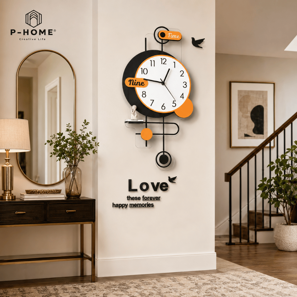 Đồng hồ trang trí CL055 quà tặng tân gia nhà mới