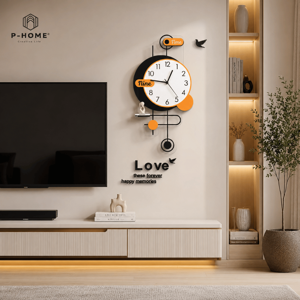 Đồng hồ trang trí CL055 quà tặng tân gia nhà mới