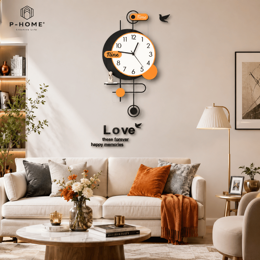 Đồng hồ trang trí CL055 quà tặng tân gia nhà mới