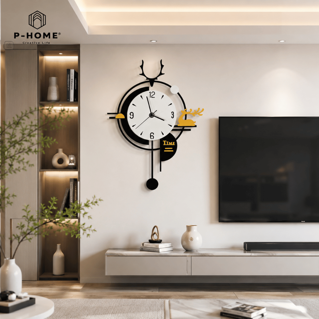 Đồng hồ trang trí CL054 quà tặng tân gia cao cấp