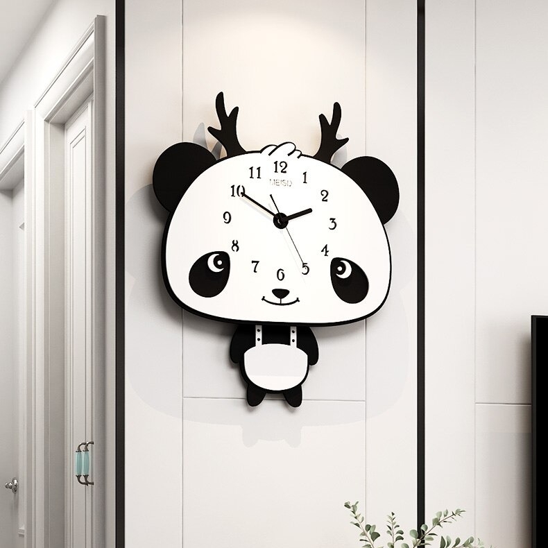 Đồng hồ trang trí phòng ngủ cho bé CL037- gấu cute