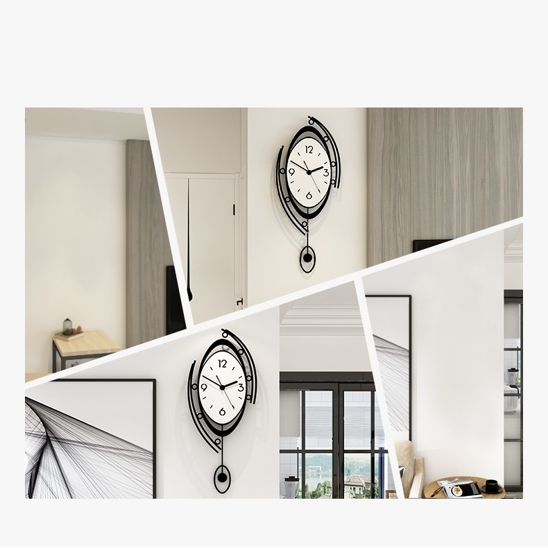 Đồng hồ trang trí đẹp CL052 trang trí phòng khách hiện đại