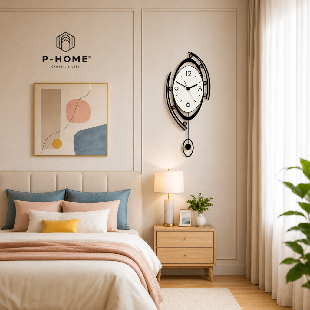 Đồng hồ trang trí đẹp CL052 trang trí phòng khách hiện đại