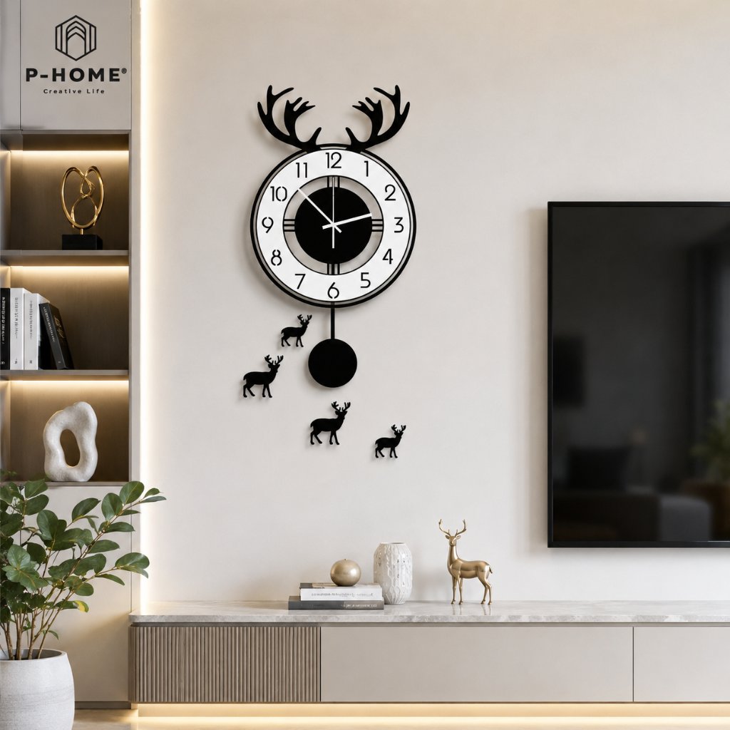 Đồng hồ treo tường trang trí nghệ thuật CL008