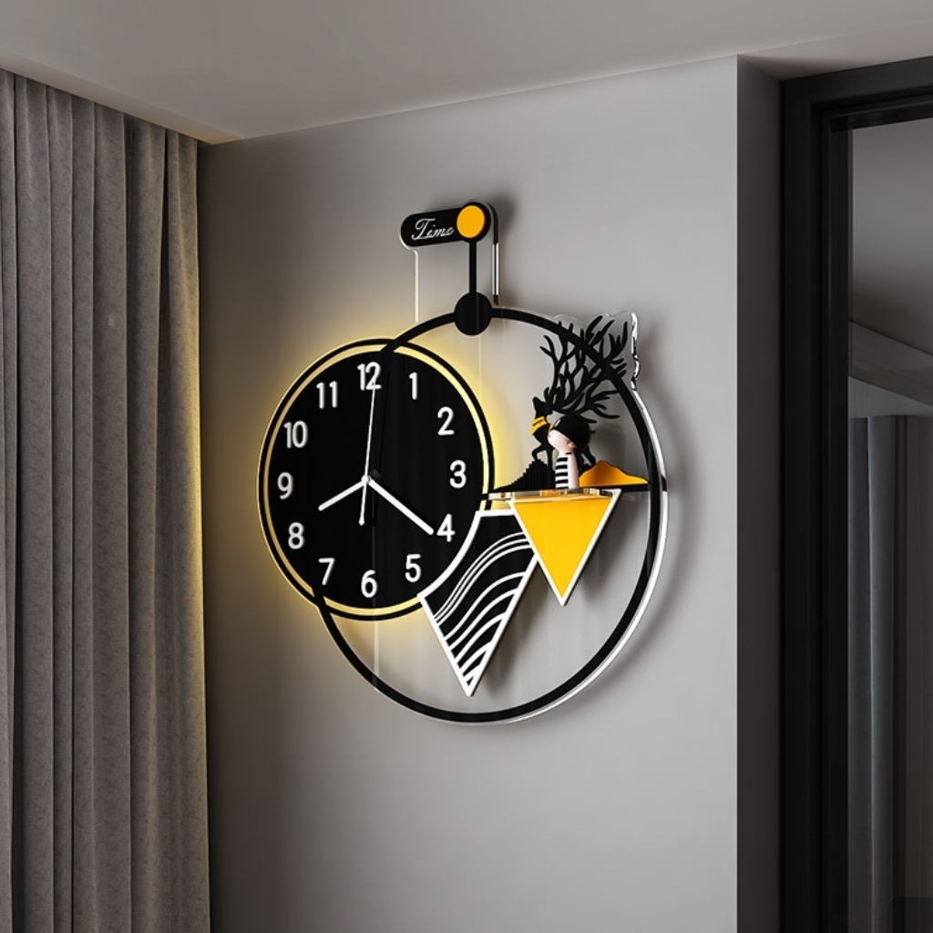 Đồng Hồ Treo Tường P-HOME Có Đèn LED CL061