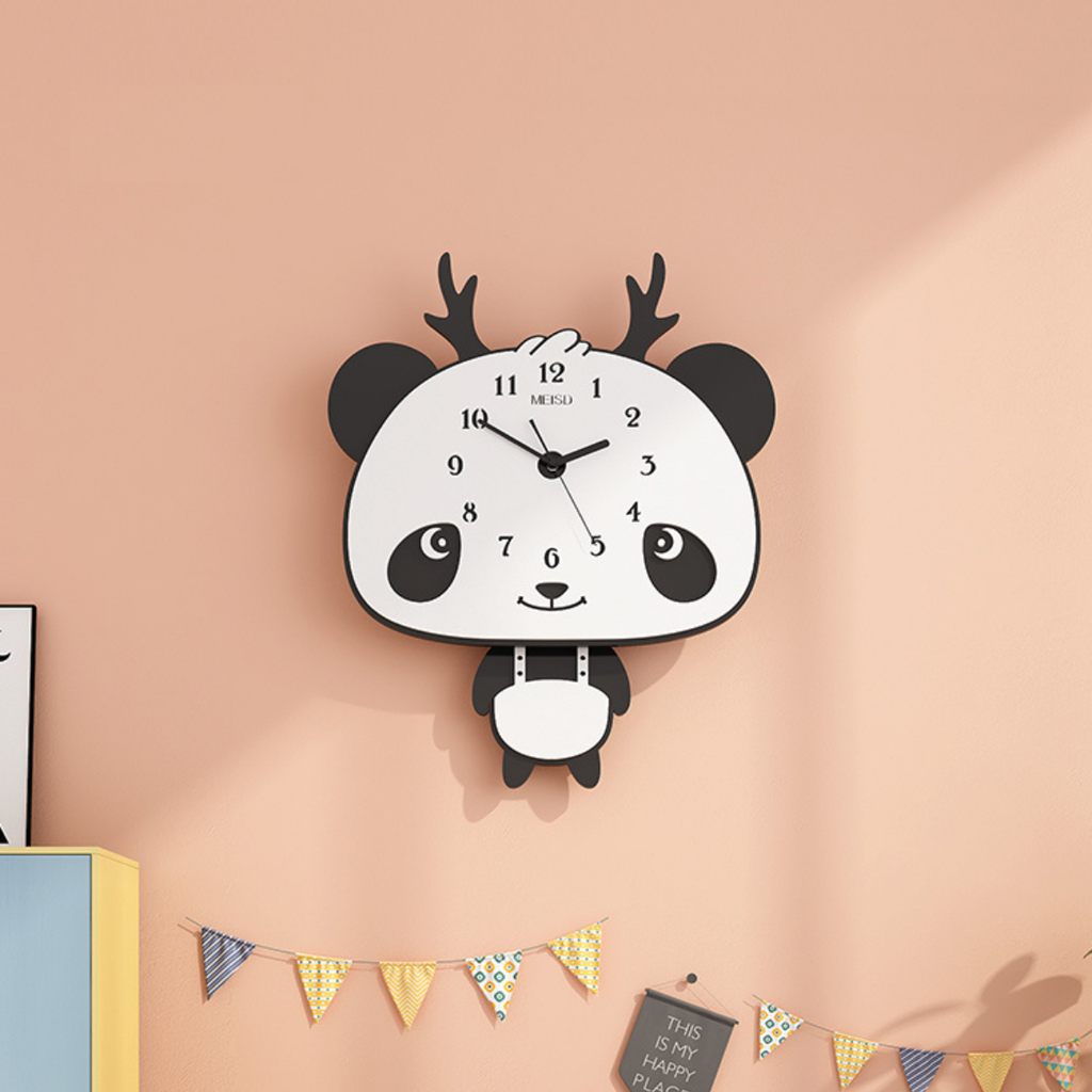 Đồng hồ trang trí phòng ngủ cho bé CL037- gấu cute