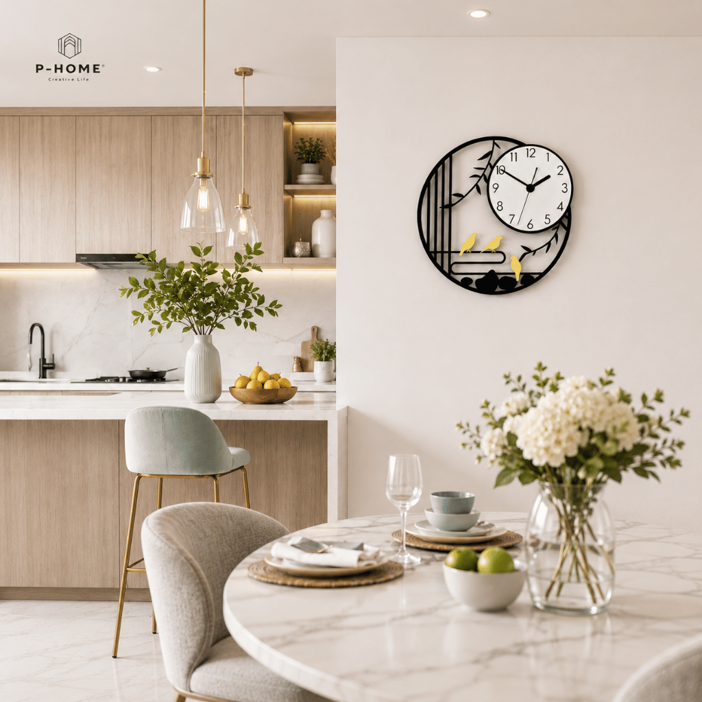 Đồng hồ treo tường Decor CL035 sang trọng cho không gian