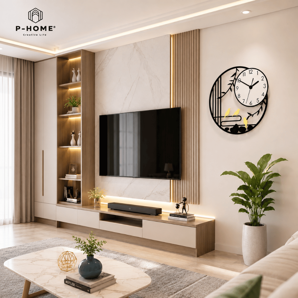 Đồng hồ treo tường Decor CL035 sang trọng cho không gian