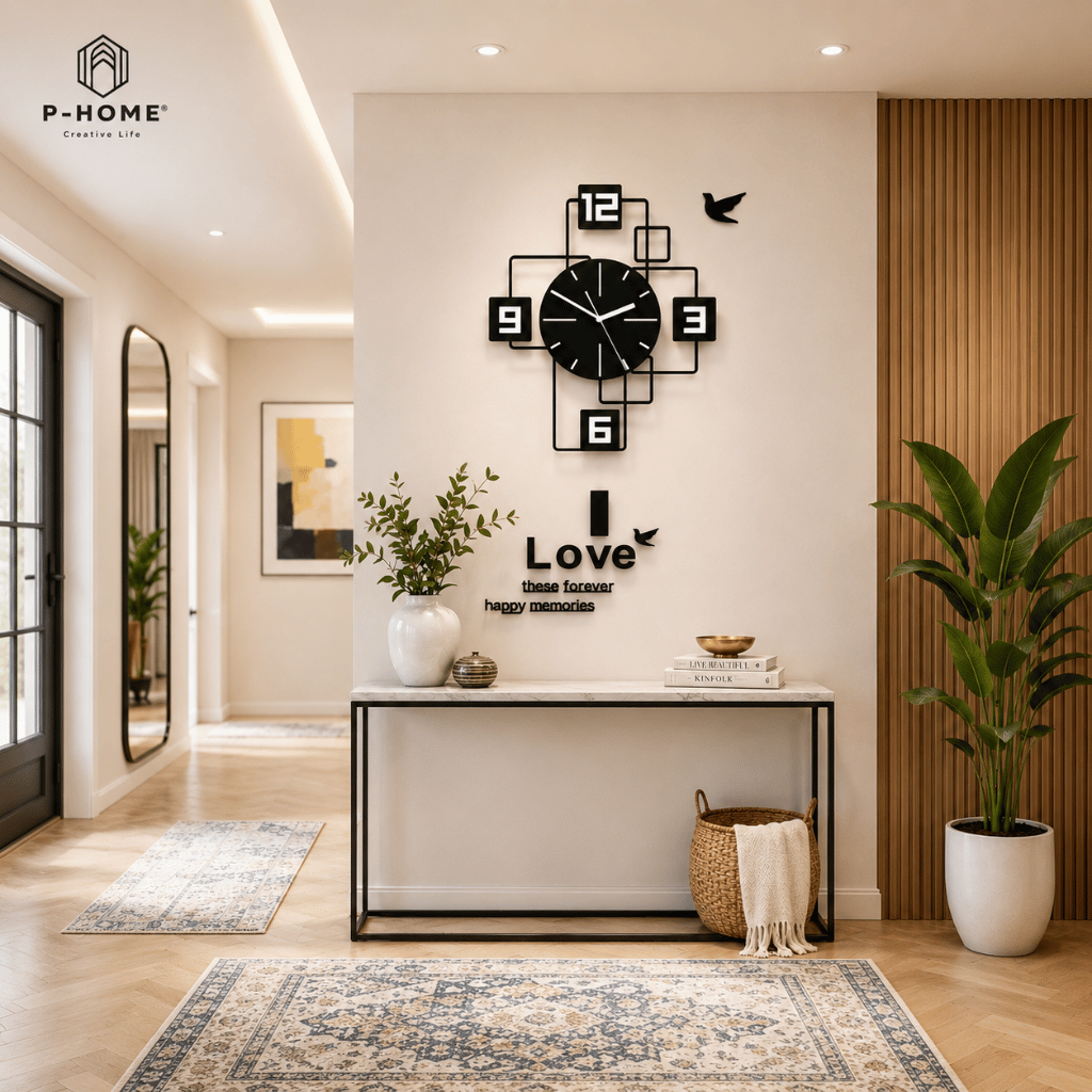 Đồng hồ treo tường đơn giản CL010 - sang trọng và tinh tế