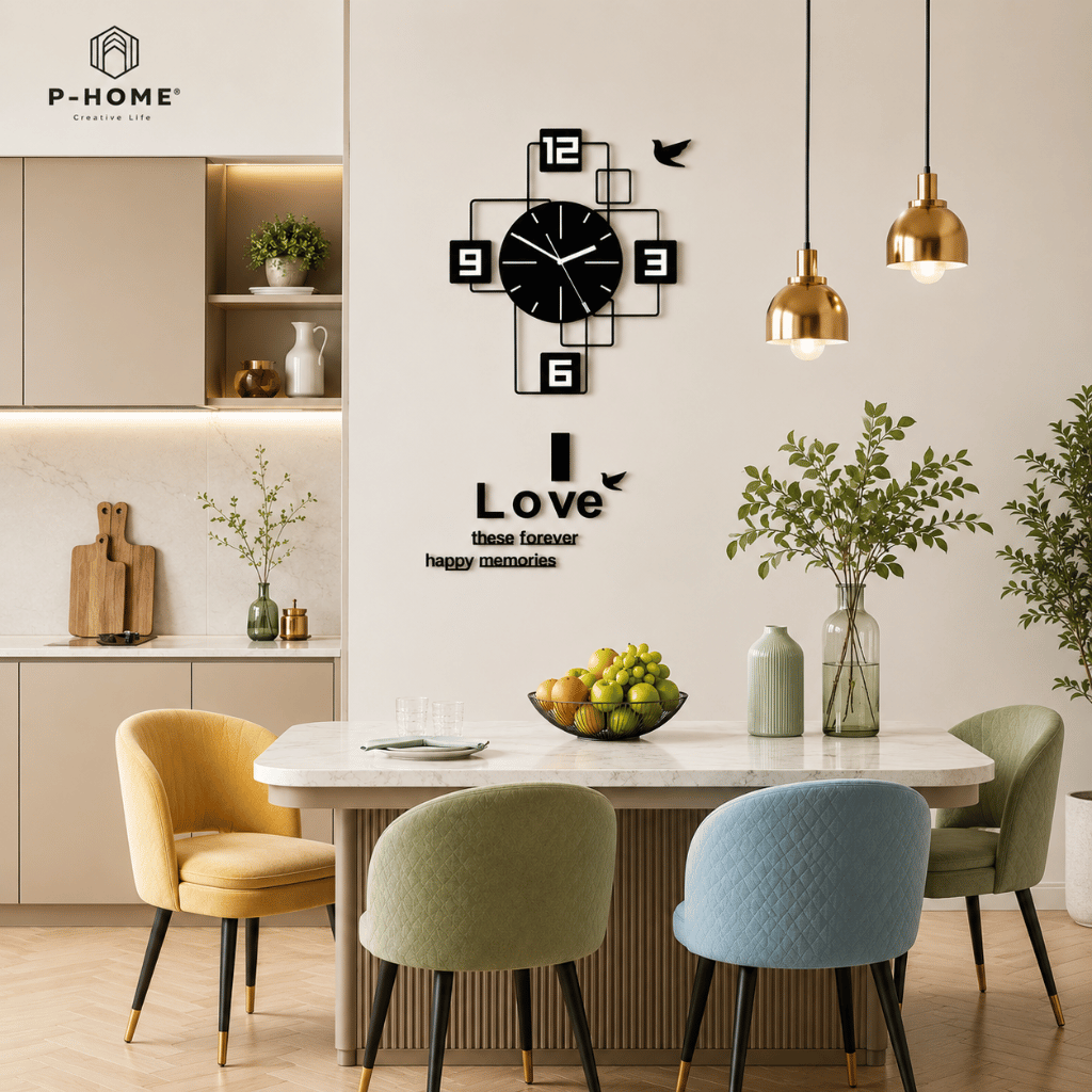 Đồng hồ treo tường đơn giản CL010 - sang trọng và tinh tế