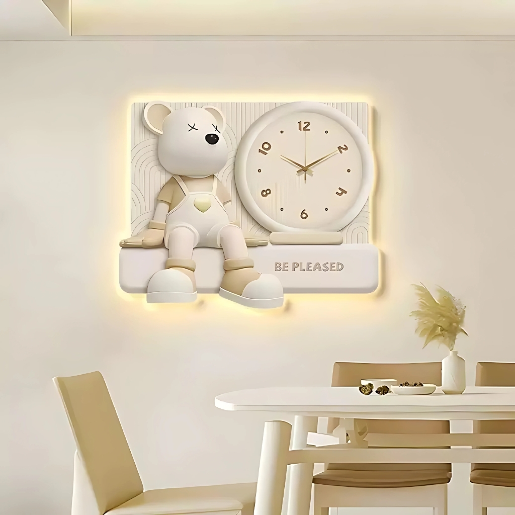 Đồng Hồ Treo Tường Gấu Bearbrick CL087