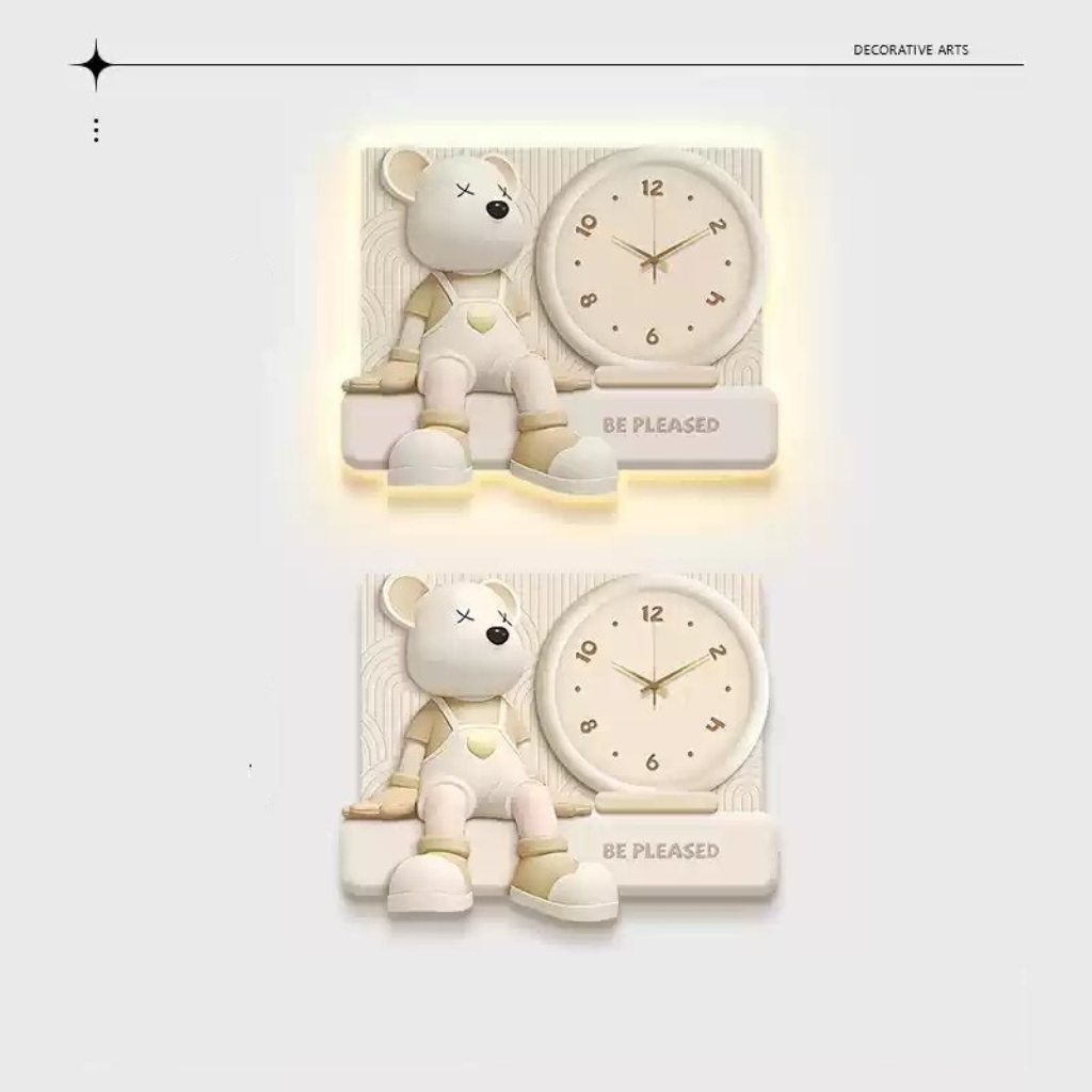 Đồng Hồ Treo Tường Gấu Bearbrick CL087