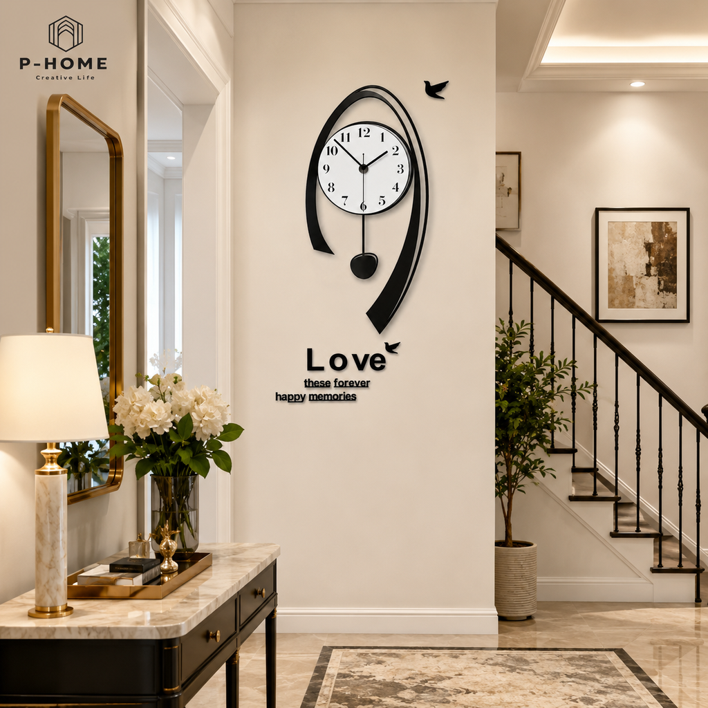 Đồng hồ treo tường quả lắc CL009 - sang trọng và tinh tế