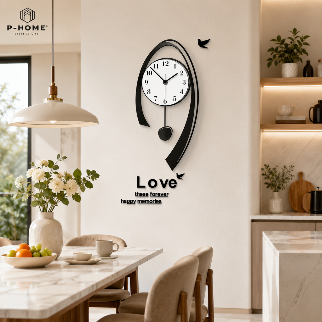 Đồng hồ treo tường quả lắc CL009 - sang trọng và tinh tế