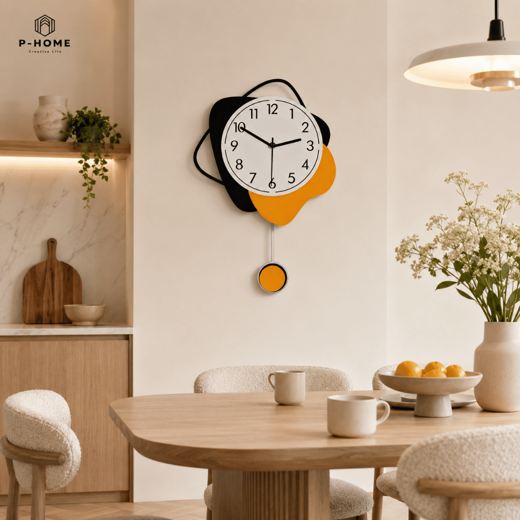 Đồng Hồ Treo Tường Quả Lắc CL075 Hiện Đại Và Sang Trọng