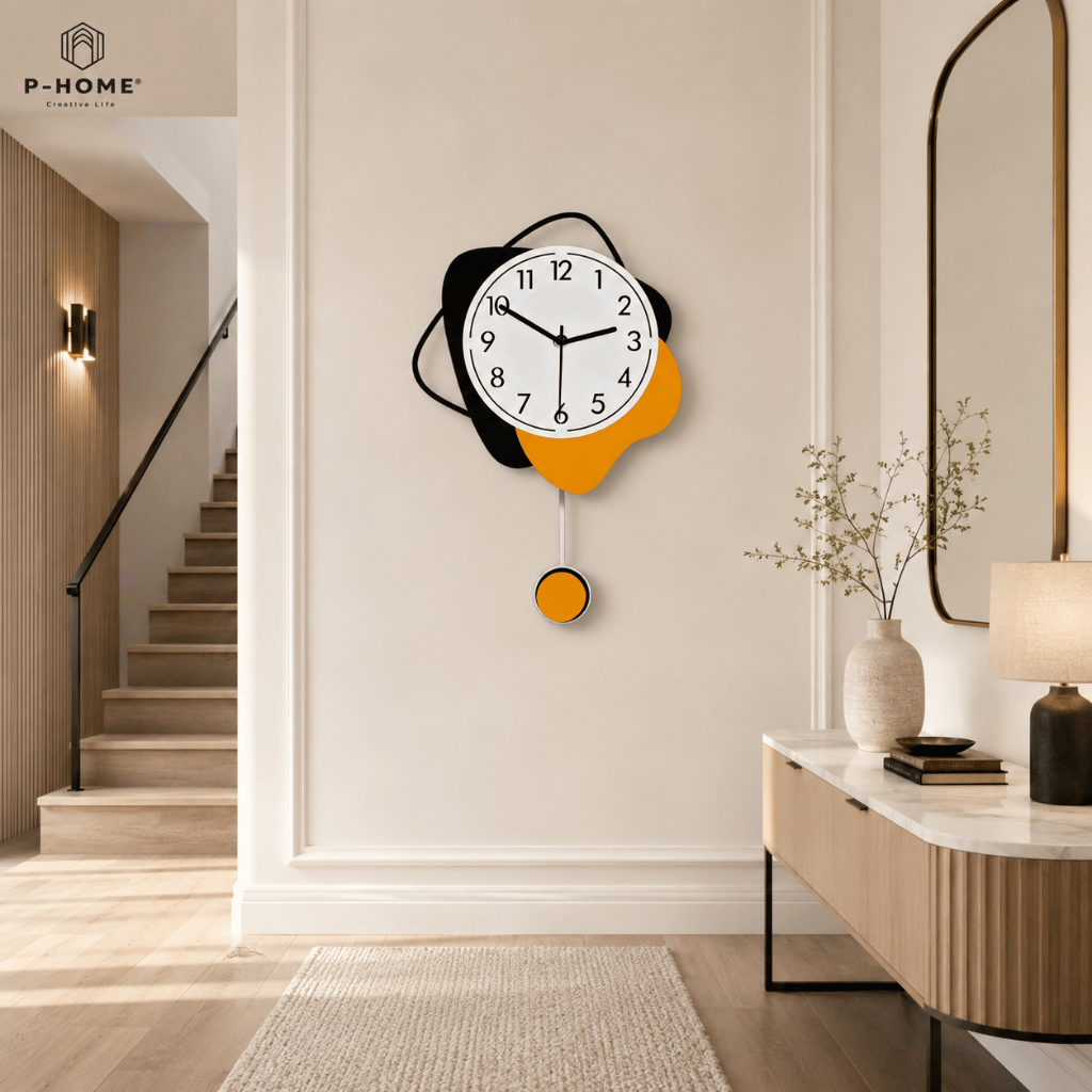 Đồng Hồ Treo Tường Quả Lắc CL075 Hiện Đại Và Sang Trọng