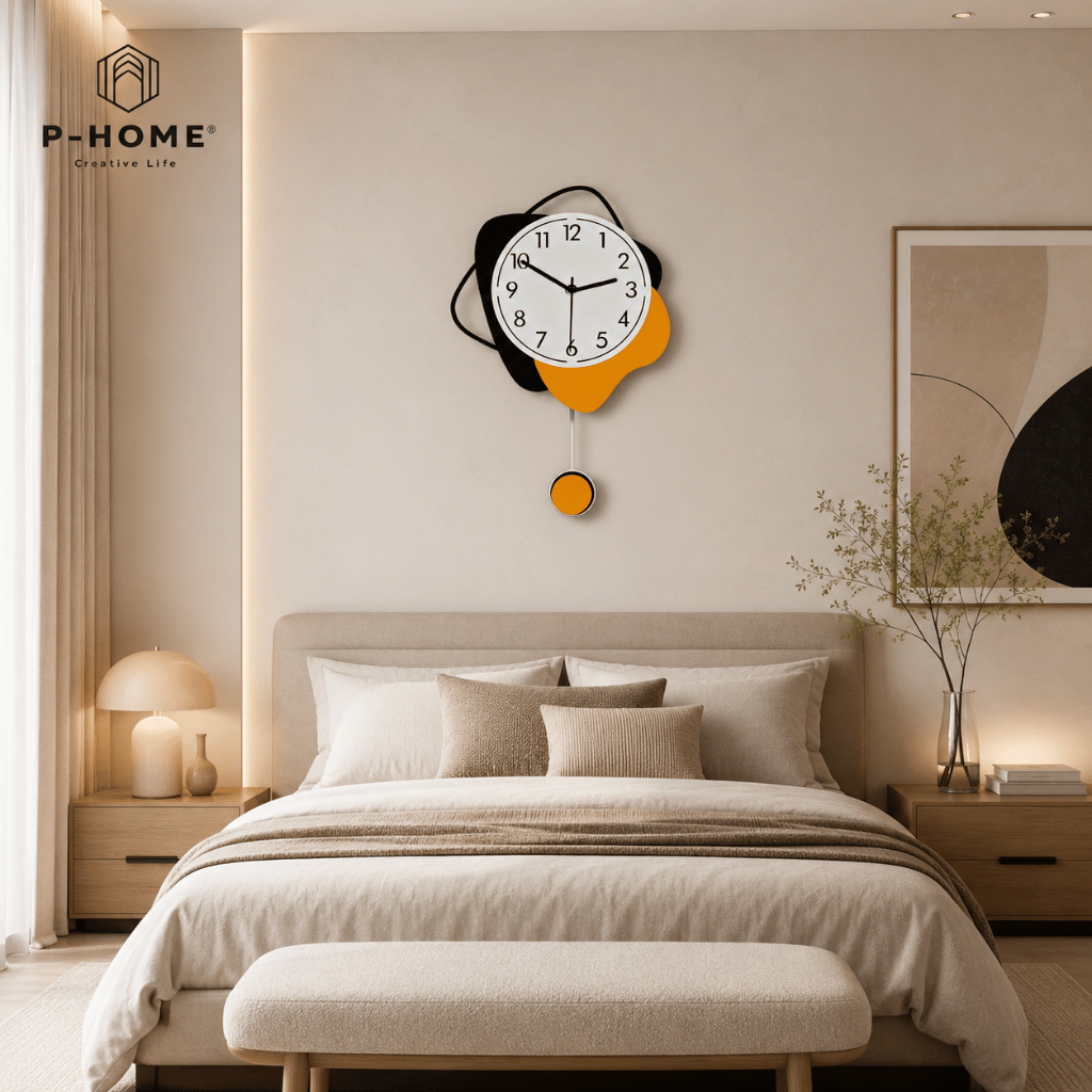 Đồng Hồ Treo Tường Quả Lắc CL075 Hiện Đại Và Sang Trọng