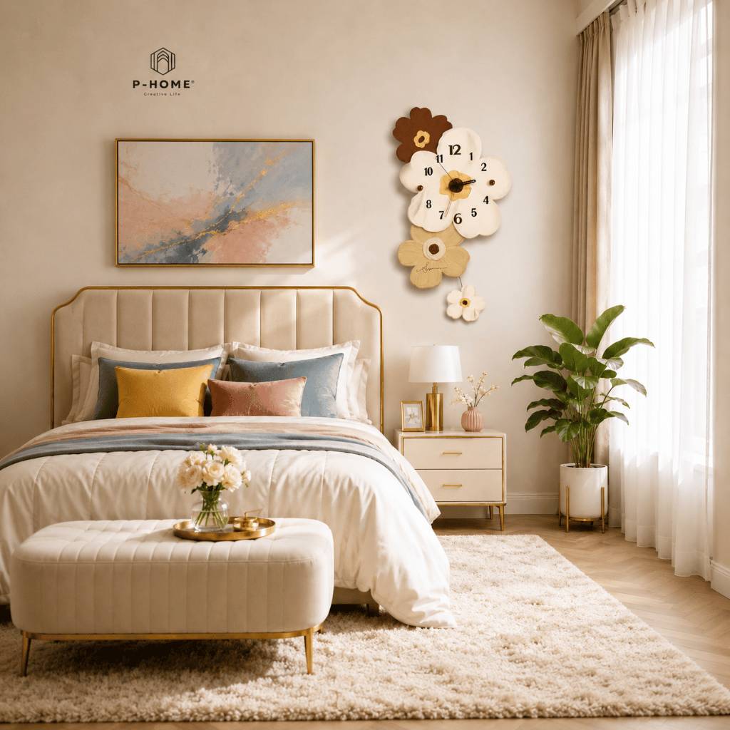 Đồng Hồ Treo Tường Quả Lắc CL102 Trang Trí Nhà