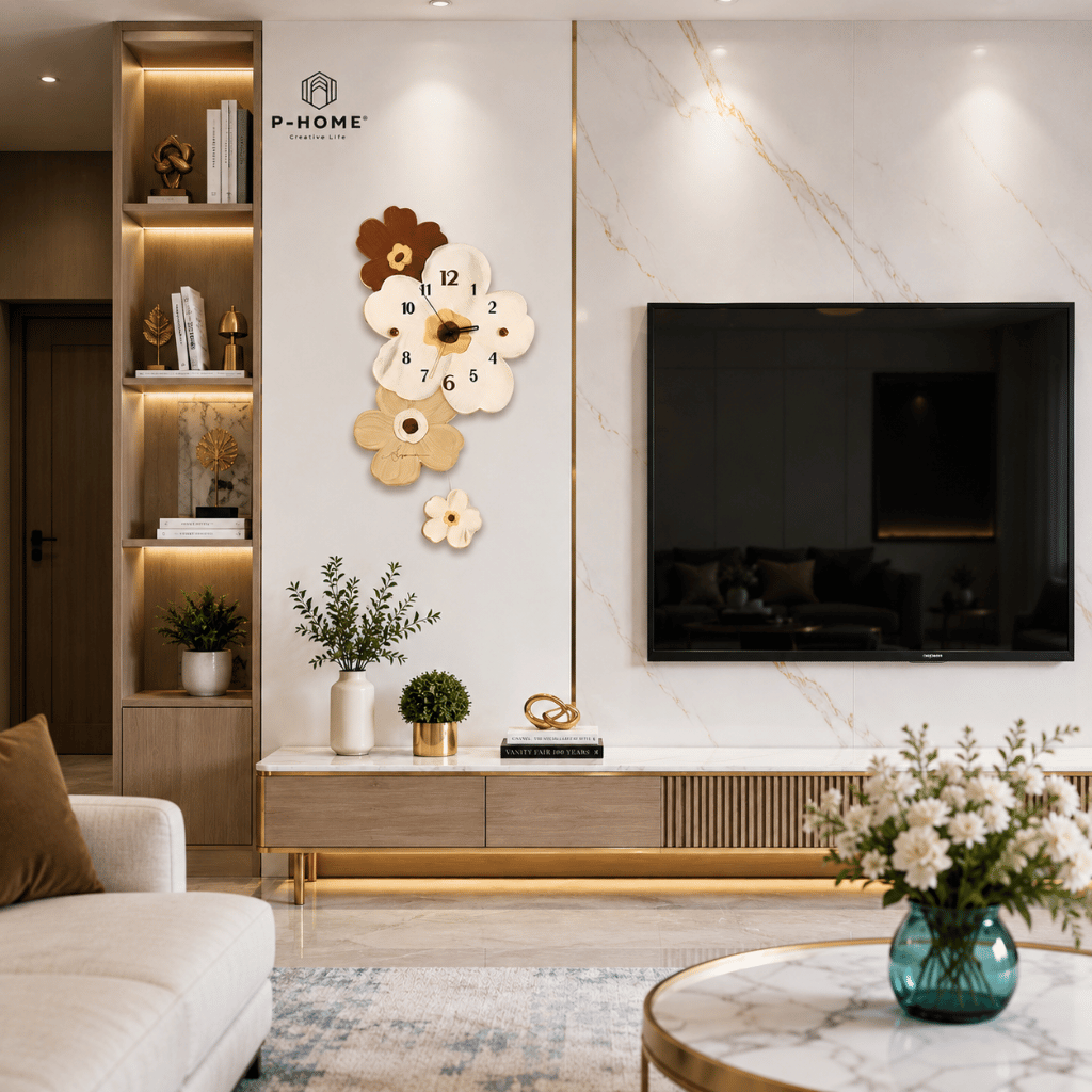Đồng Hồ Treo Tường Quả Lắc CL102 Trang Trí Nhà