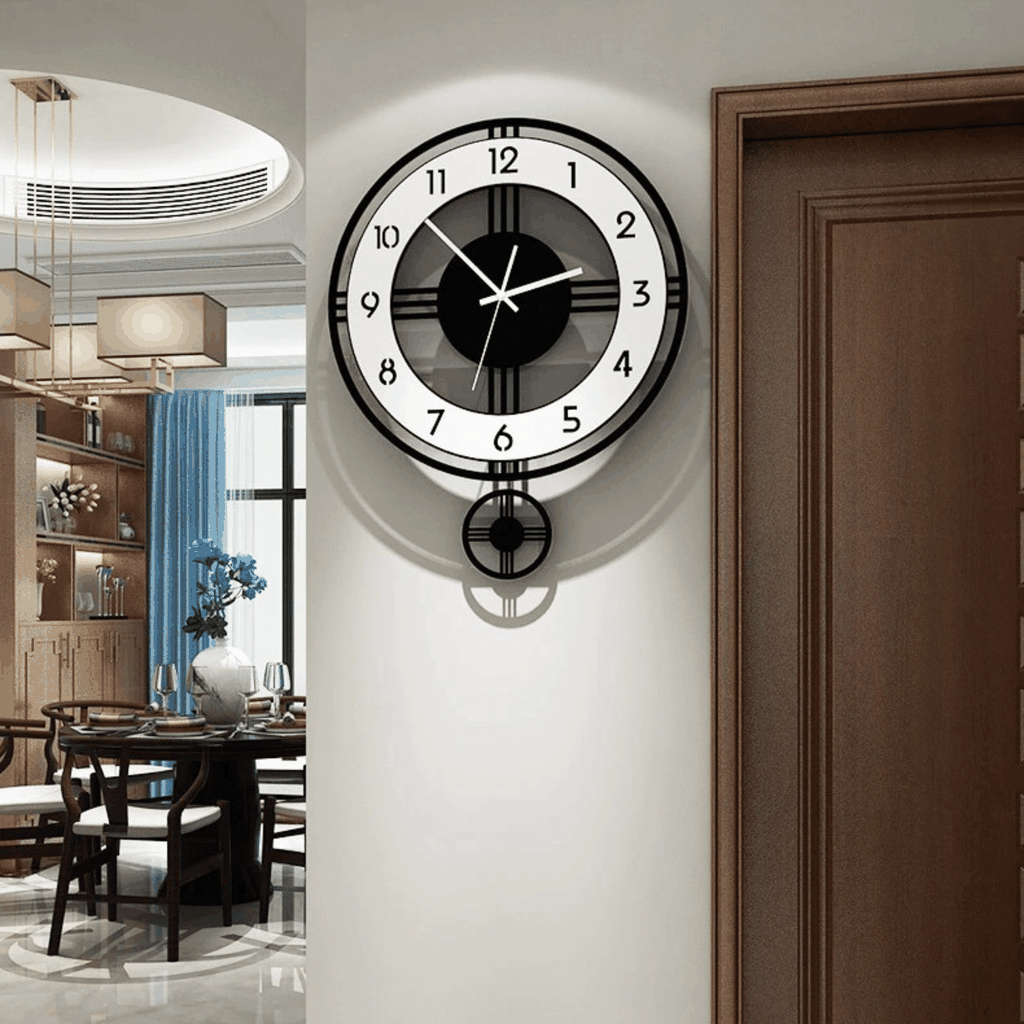 Đồng hồ quả lắc treo tường tối giản CL004