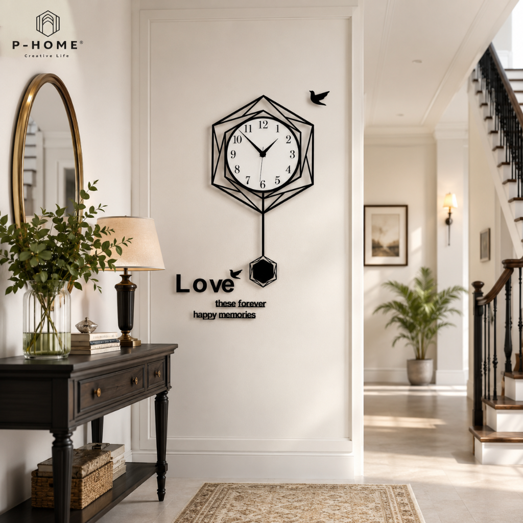 Đồng hồ treo tường sang trọng và tinh tế CL034