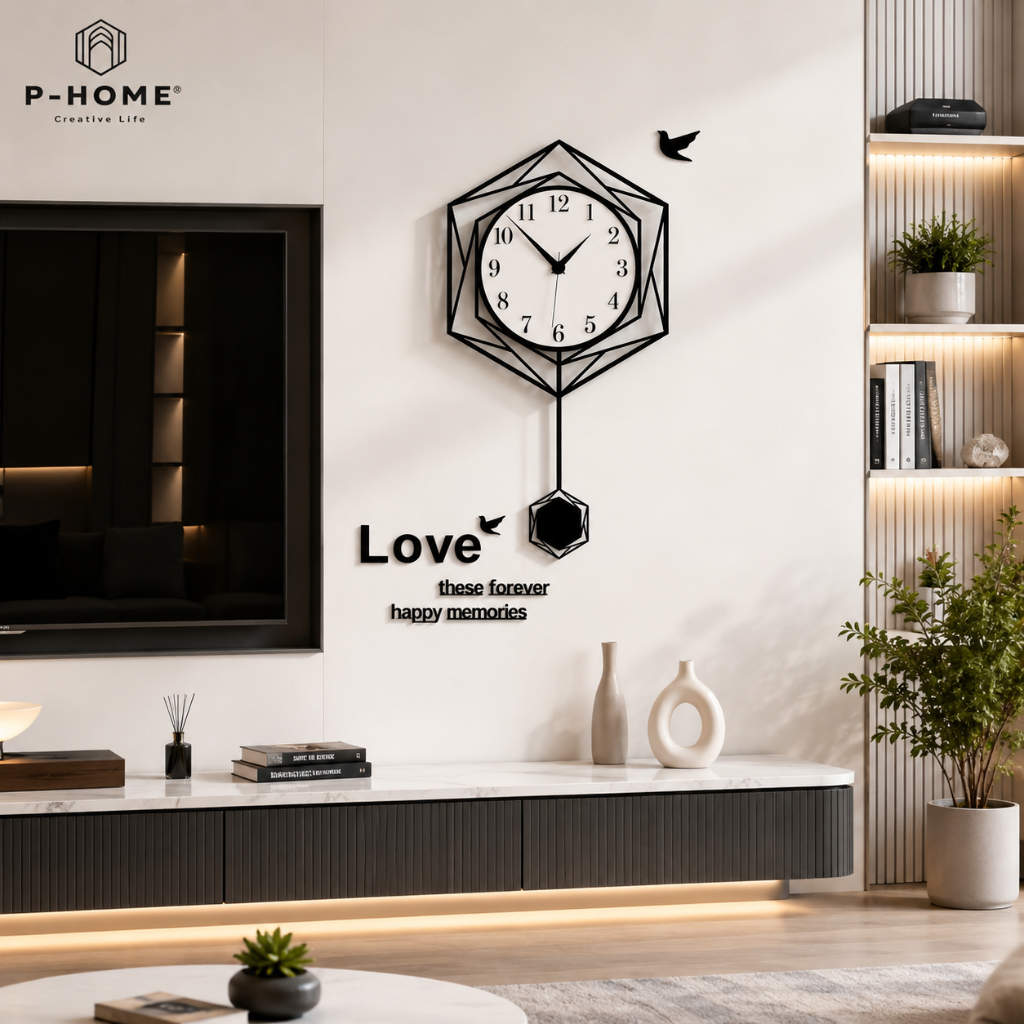Đồng hồ treo tường sang trọng và tinh tế CL034